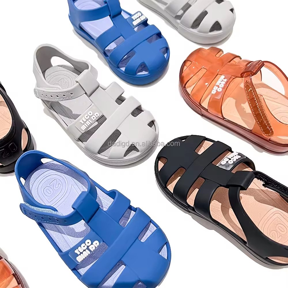 Girls Summer Jelly Shoes – Transparent PVC Custom Sandals