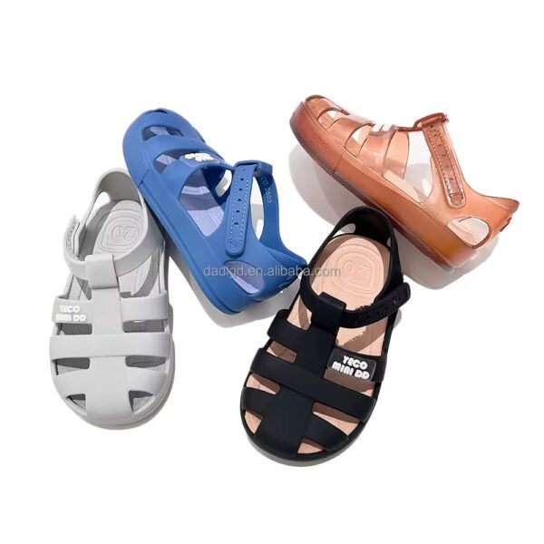 Girls Summer Jelly Shoes – Transparent PVC Custom Sandals