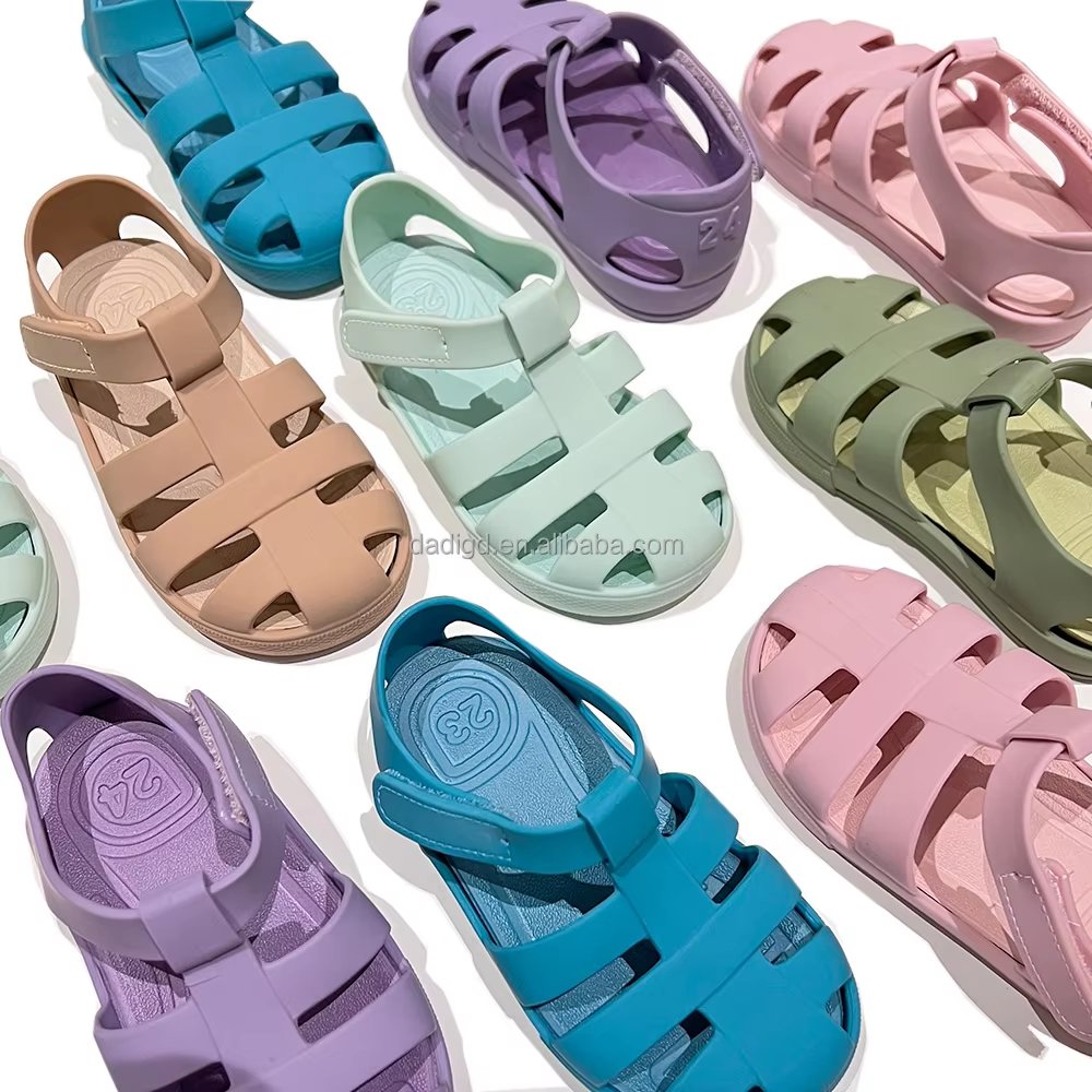 Girls Ready to Ship Crystal Jelly Flats – Cute Party Shoes