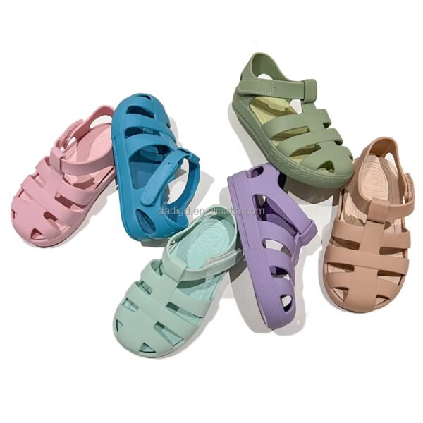 Girls Ready to Ship Crystal Jelly Flats – Cute Party Shoes