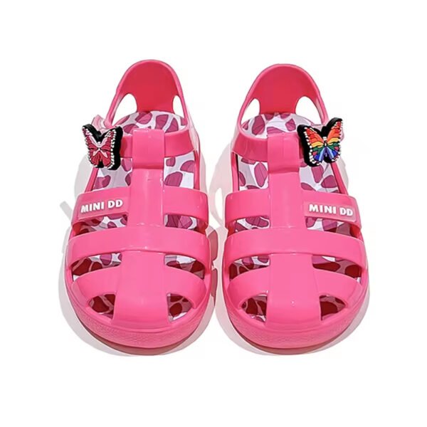 Girls Summer Jelly Shoes – Transparent PVC Custom Sandals