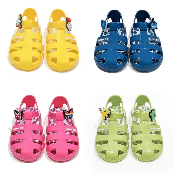 Girls Summer Jelly Shoes – Transparent PVC Custom Sandals