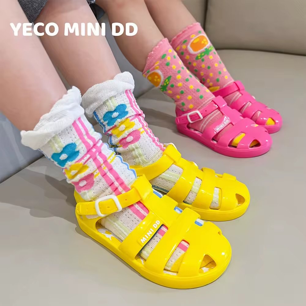 Ready to Ship Baby Jelly Shoes – Soft Rubber Sole for Kids