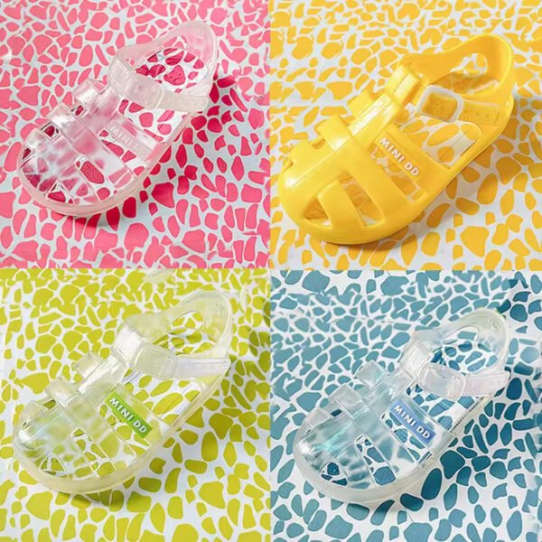 Ready to Ship Baby Jelly Shoes – Soft Rubber Sole for Kids