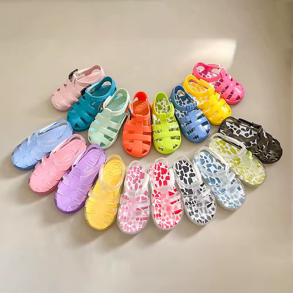 Ready to Ship Baby Jelly Shoes – Soft Rubber Sole for Kids