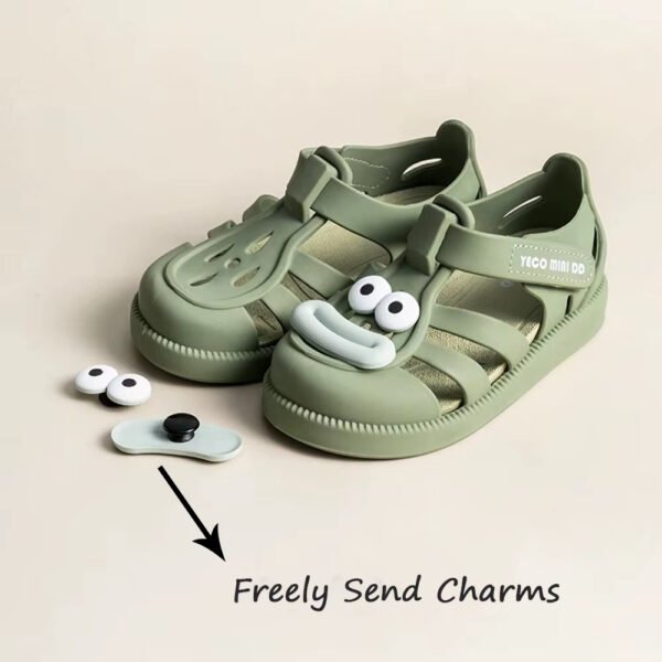 Girls Ready to Ship Rainbow Jelly Sandals – Fun & Comfortable