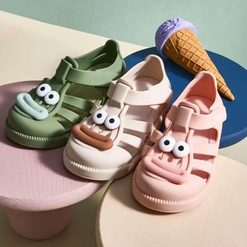 Children Summer Jelly Shoes – Flexible PVC Fast Custom Shoes