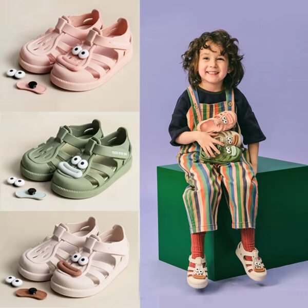 Children Summer Jelly Shoes – Flexible PVC Fast Custom Shoes