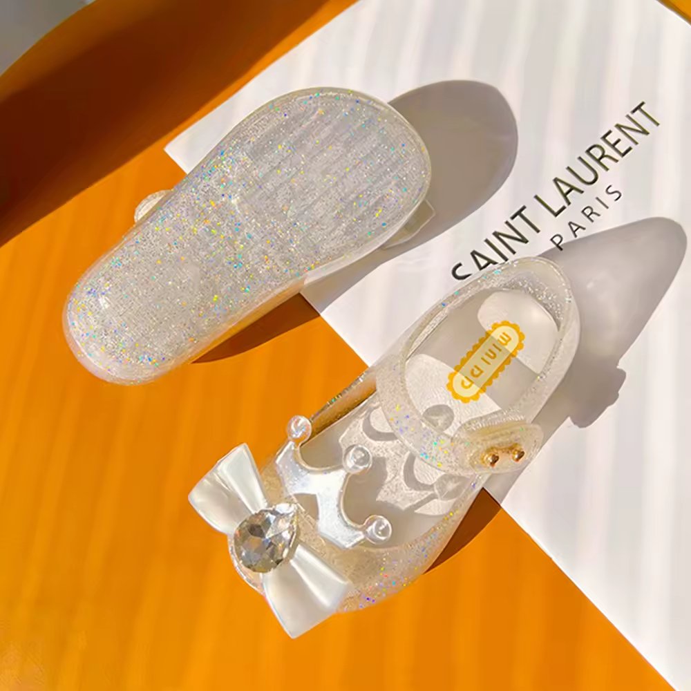 Girls Ready to Ship Cute Jelly Flats – Summer Holiday Shoes