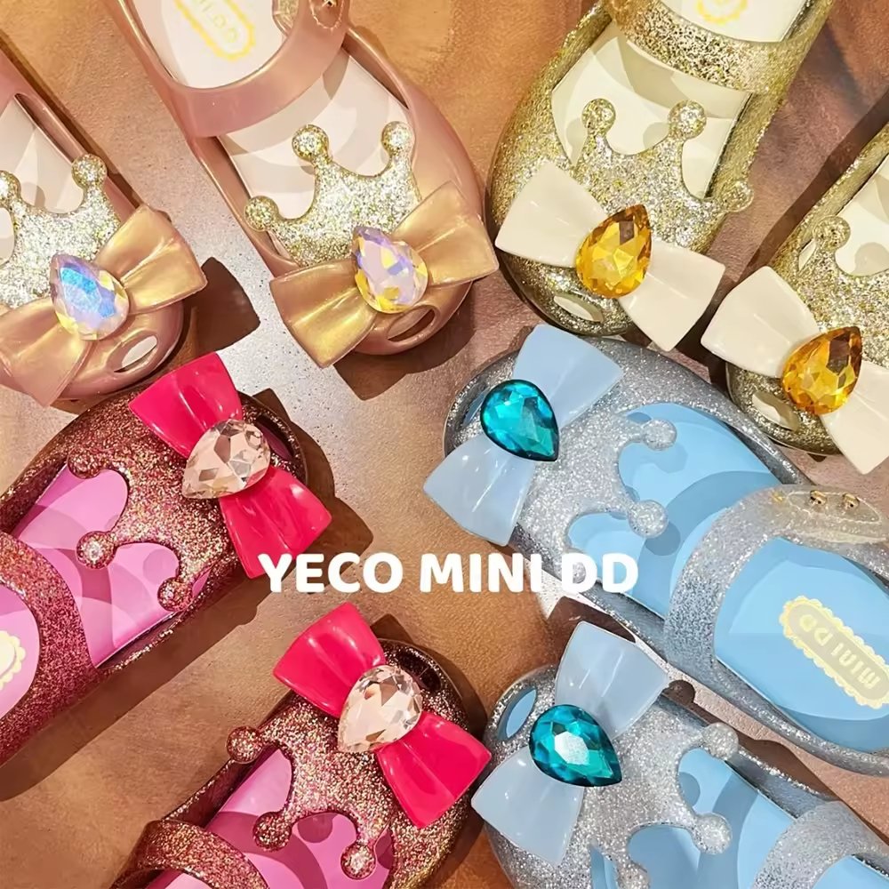 Girls Ready to Ship Cute Jelly Flats – Summer Holiday Shoes