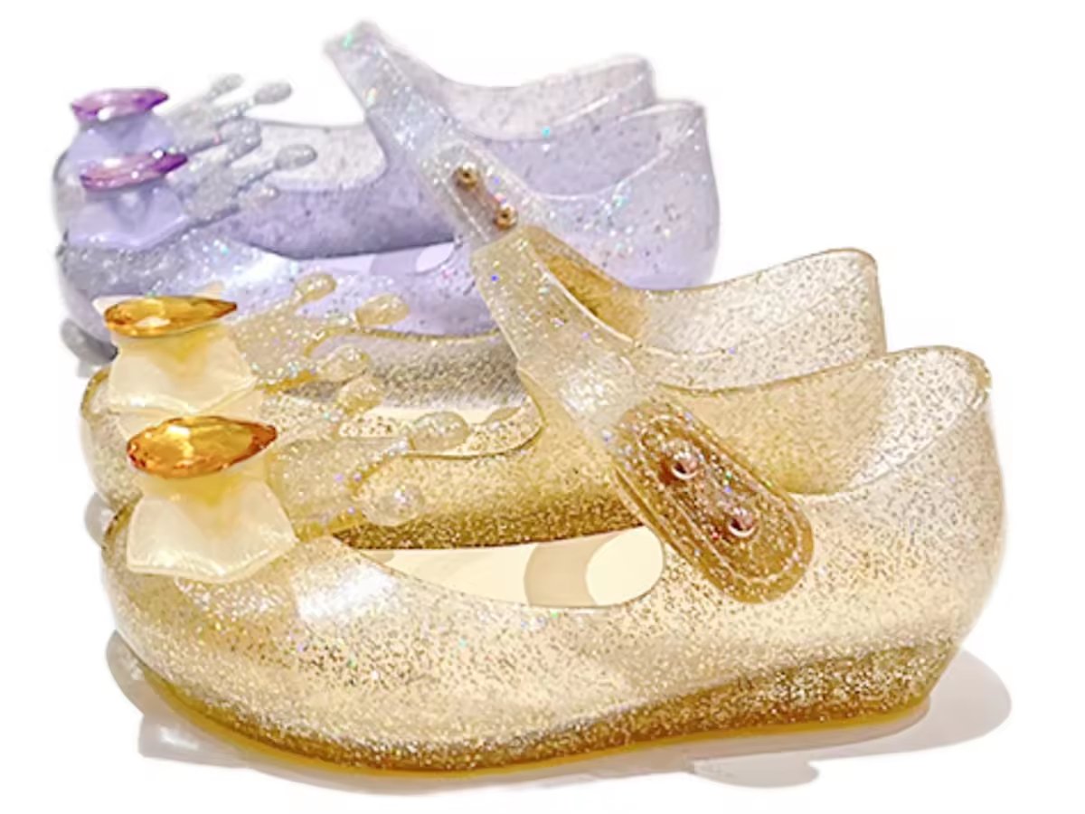 Baby Ready to Ship Transparent Jelly Flats – Cute Toddler Shoes