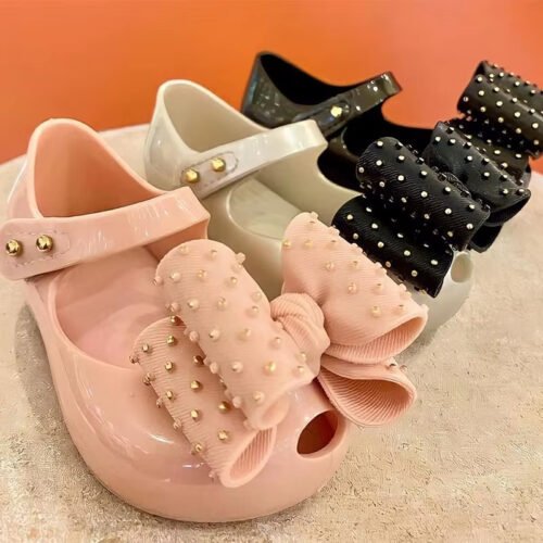 Girls Ready to Ship Cute Jelly Flats – Summer Holiday Shoes