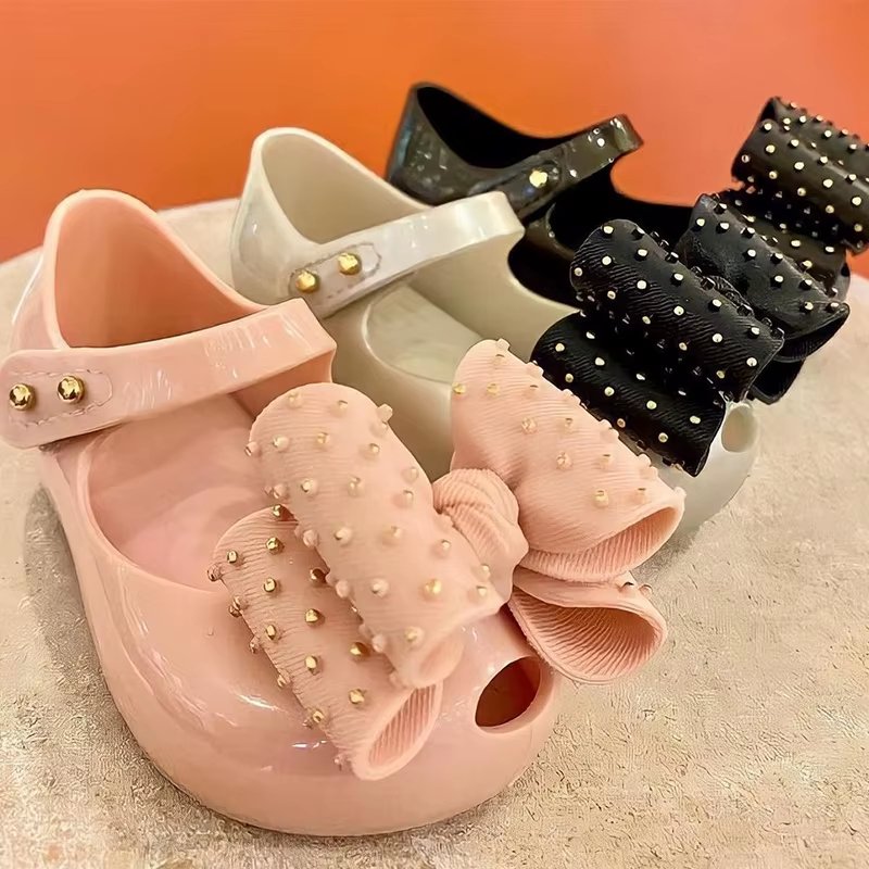 Girls Ready to Ship Cute Jelly Flats – Summer Holiday Shoes