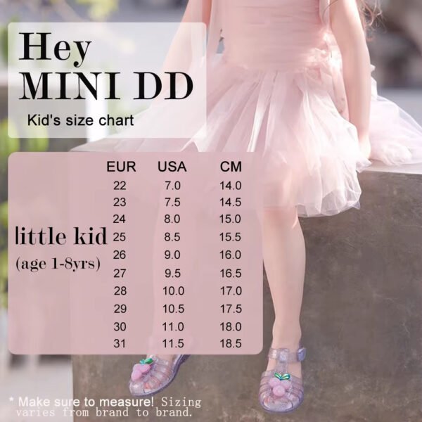 Ready to Ship Baby Jelly Sandals – Lightweight Non-Slip Shoes