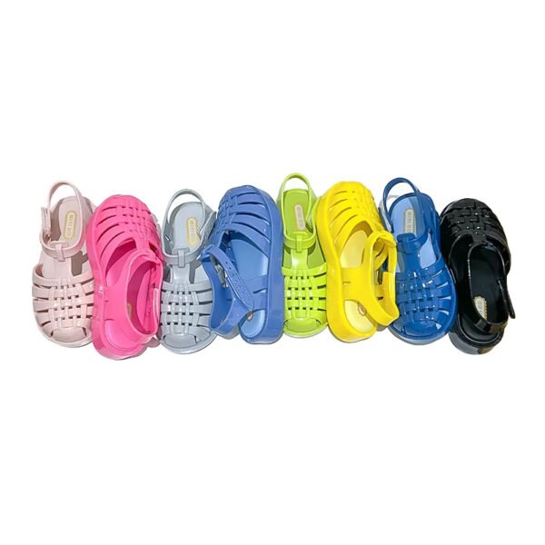 Ready to Ship Kids Jelly Beach Sandals – Waterproof & Flexible