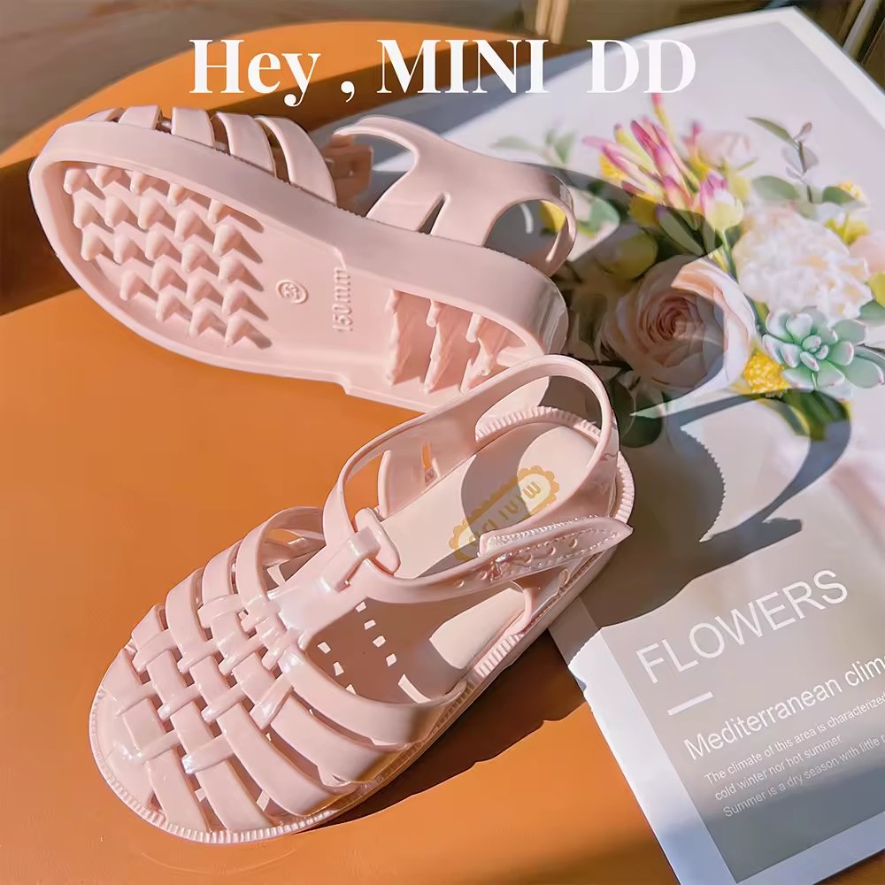 Ready to Ship Kids Jelly Beach Sandals – Waterproof & Flexible
