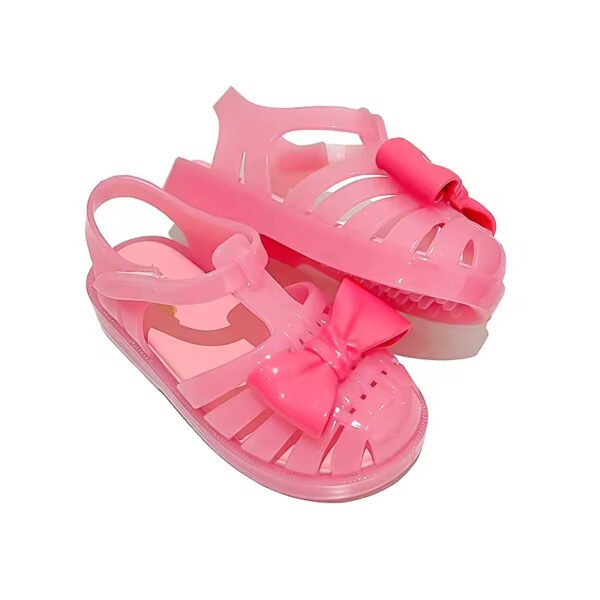 Ready to Ship Girls Crystal Jelly Shoes – Cute Party Flats