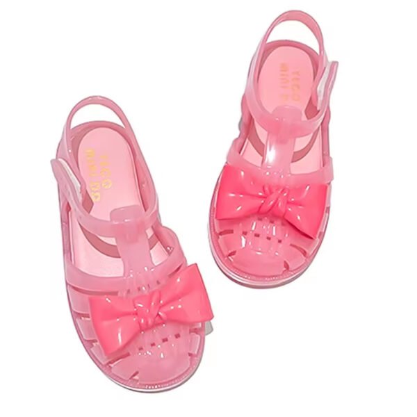 Ready to Ship Girls Crystal Jelly Shoes – Cute Party Flats