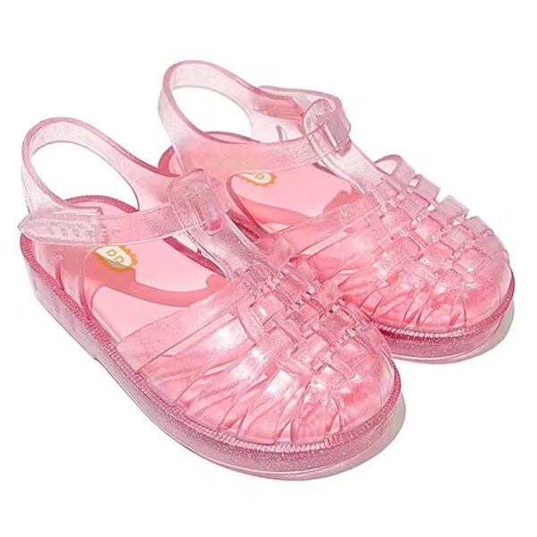 Ready to Ship Baby Jelly Flats – Soft Rubber Sole for Toddlers
