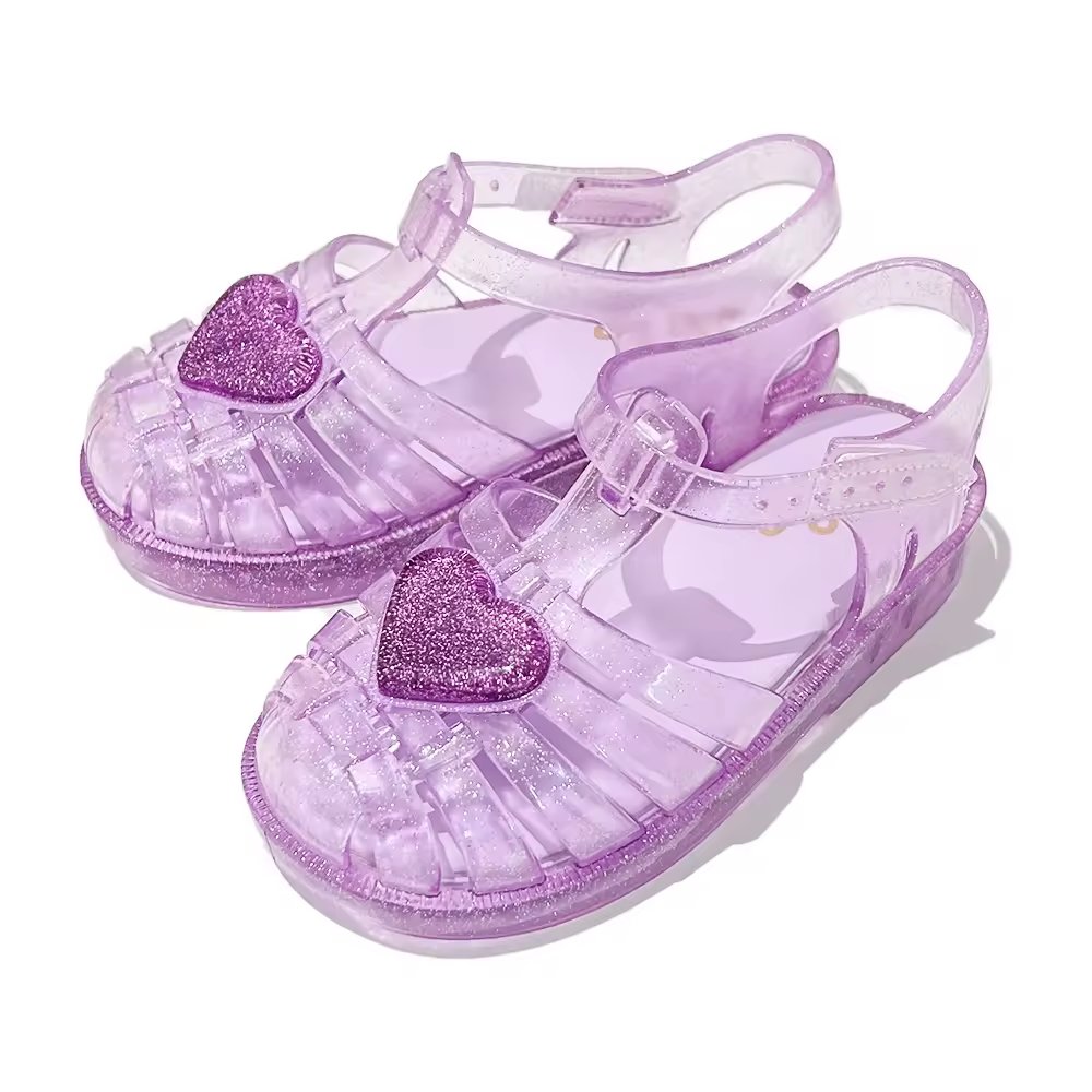 Ready to Ship Baby Jelly Flats – Soft Rubber Sole for Toddlers