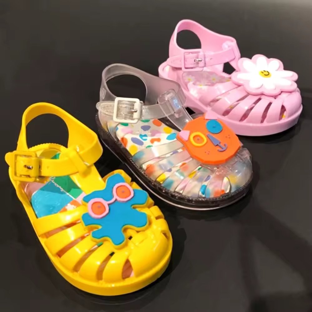 Ready to Ship Kids Jelly Shoes – Soft PVC Summer Collection