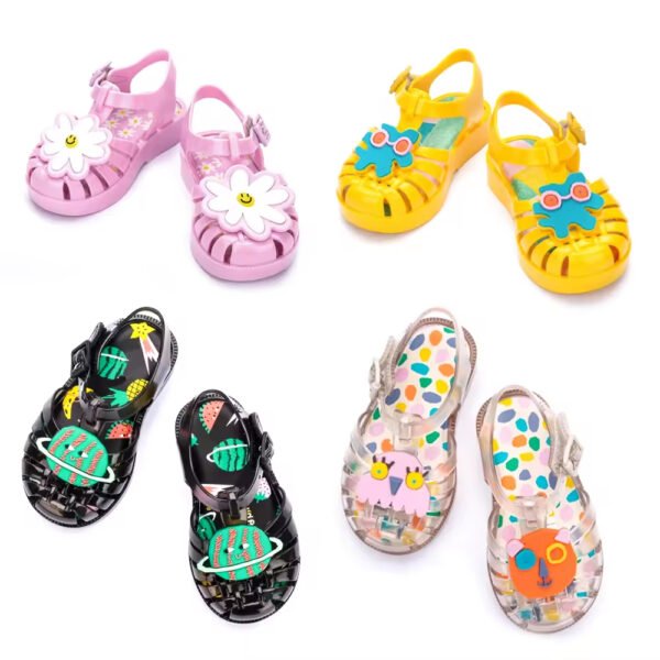 Ready to Ship Kids Jelly Shoes – Soft PVC Summer Collection