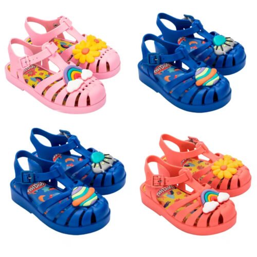 Ready to Ship Kids Jelly Shoes – Soft PVC Summer Collection