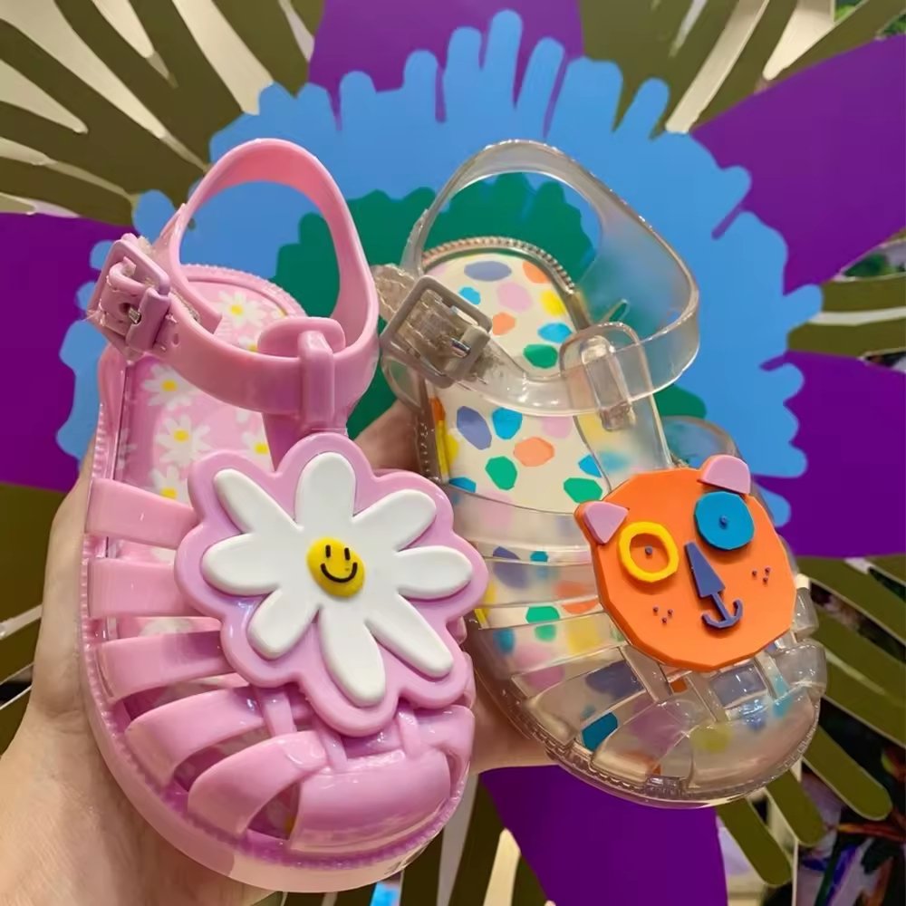 Ready to Ship Kids Jelly Shoes – Soft PVC Summer Collection