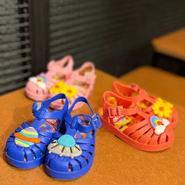 Ready to Ship Kids Jelly Shoes – Soft PVC Summer Collection