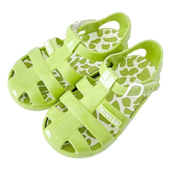 Girls Jelly Sandals, Closed Toe Fisherman Gladiator Summer Beach Sandal, Waterproof Anti-Slip PVC, Toddler/Little Kid