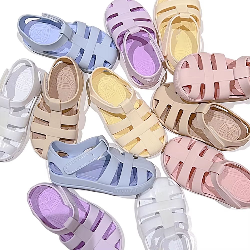 Light Custom Summer Baby Boy Unique Jelly Sandal for Kids Girl Sandals Children Colorful Sandal Shoes