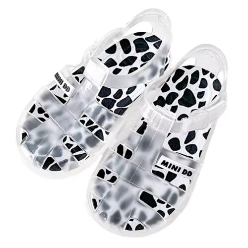 Girls Jelly Sandals, Closed Toe Fisherman Gladiator Summer Beach Sandal, Waterproof Anti-Slip PVC, Toddler/Little Kid