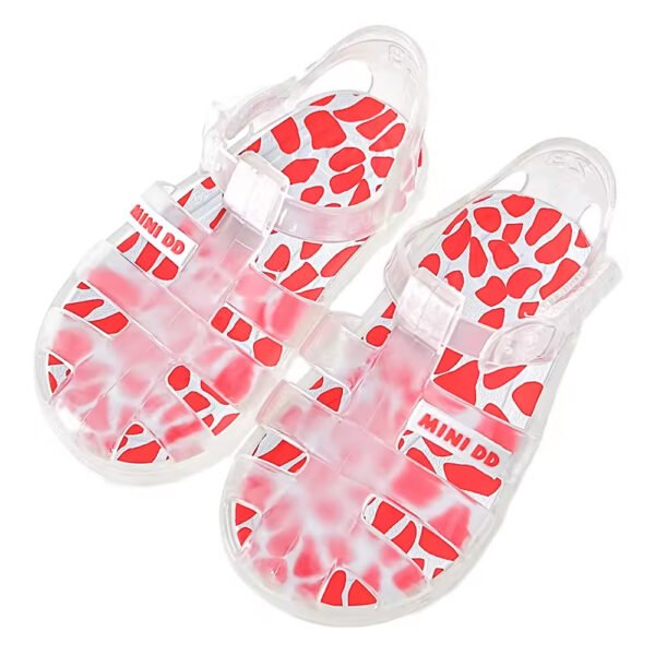 Girls Jelly Sandals, Closed Toe Fisherman Gladiator Summer Beach Sandal, Waterproof Anti-Slip PVC, Toddler/Little Kid