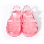 Fast Custom Children Crystal PVC Plastic Jelly Sandal Outdoor Wholesale Price OEM Kids Girl Soft Jelly Shoes