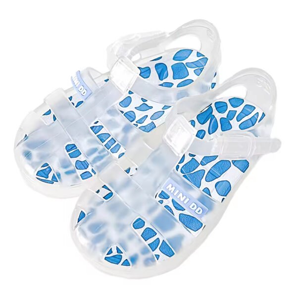 Girls Jelly Sandals, Closed Toe Fisherman Gladiator Summer Beach Sandal, Waterproof Anti-Slip PVC, Toddler/Little Kid