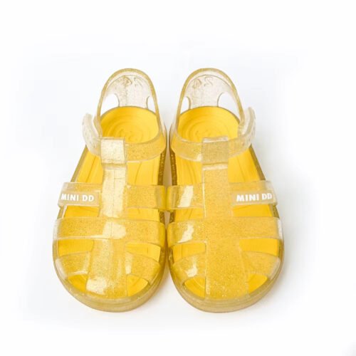 Fast Custom Children Crystal PVC Plastic Jelly Sandal Outdoor Wholesale Price OEM Kids Girl Soft Jelly Shoes