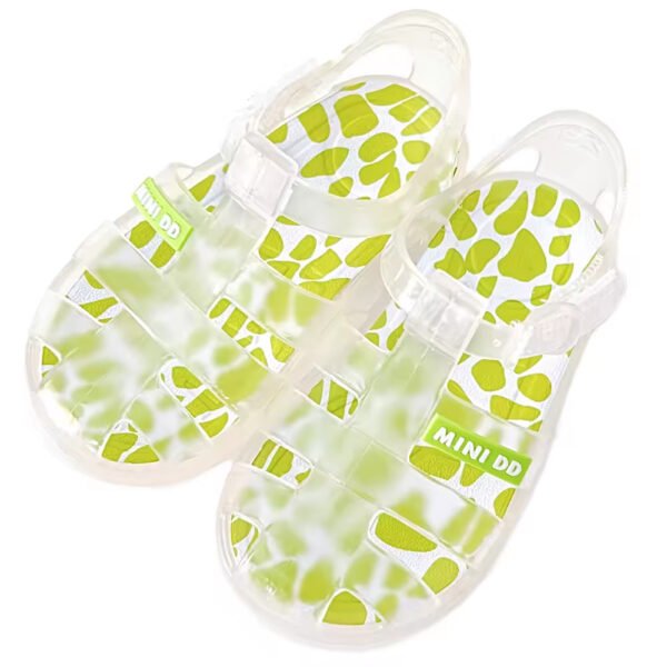 Girls Jelly Sandals, Closed Toe Fisherman Gladiator Summer Beach Sandal, Waterproof Anti-Slip PVC, Toddler/Little Kid